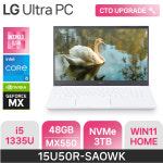 LG전자 울트라PC 15U50R-SAOWK (램 48GB/NVMe 3TB/윈도우11홈) : 더조은컴퓨터