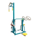 어깨 회전 운동 기구 노인 체육관 공원 스트레칭 야외 : JEJE MALL