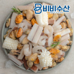 손질한 해물모듬 해물모둠 : 비비수산