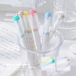 3pcs 더블 엔드 형광펜 펜 세트 읽기 드로잉 아트 페인팅 학교 A7564에 대 한 육즙 & 빛 색상 마커 : 프라임컴퍼니-prime