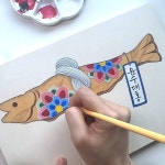 [서울] 민화 수업 액막이 북어 원데이클래스 복을 담은 그림 성인 학생 취미 : 짙은화방