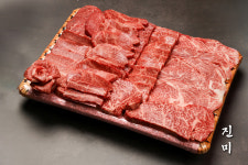 추석선물 No9투뿔한우 살치살 한우선물세트 등심 채끝 안심 설운세트, 2.1kg, 1개 : 가락시장 추천 진미축산