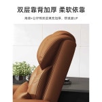가죽리클라이너 임원의자 게이밍 책상 집무실 대표실 그레이내마모성가죽강철다리고정팔걸이 : 모던 유니콘 스토어