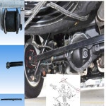 Delica Space Gear 뒷바퀴 수평 풀리 재킷 : 솜사탕이