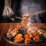 [캠핑세트] 통나무집 숯불닭갈비+김치 세트 밀키트 택배 홈파티 캠핑요리 캠핑음식 : 통나무집닭갈비