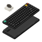 NUPHY AIR75 V3 기계식키보드 유선 무선 블루투스 로우 프로파일 네뷸라 다크, 나노 갈축 : NUPHY