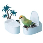 앵무새 배변 훈련 조류 새장 화장실 놀이터 실내 : 샵래피드