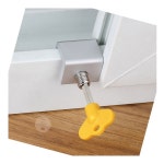 MN 창문 잠금장치 5개 창문초잠금장치 보안용품 창문외부장금기능 : MNM 77