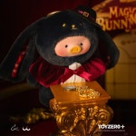 룰루 귀여운 얼굴 돼지 액션 프리세일 버니 피규어 선물 키체인 마술사 비닐 빨간 : 에스에스컴퍼니9