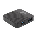 C타입 USB A&C타입 멀티허브 4포트 도킹스테이션 유무전원 분배기 맥세이프 지원 : MINSSMALL