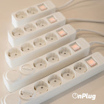 온플러그 안전 과부하차단 멀티탭 개별스위치 4구, 1.5m, 1개 : OnPlug 멀티탭