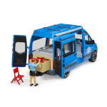 (선물완구) 브루더 BR02684 벤츠 캠핑카와 피규어 브루더02684 - 블루 : 선물완구