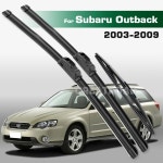 GREATROAD 와이퍼 LHD 및 RHD 전면 후면 블레이드 세트 스바루 아웃백 3 BL BP 2005-2009 앞유리 창문 : 새벼기