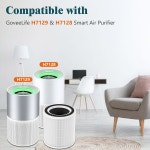 고비라이프 H7129 스마트 공기청정기용 교체 필터 액세서리 2팩, 나일론 프리필터 3단계 여과, 메인 및 활성탄 : 김미웨이