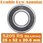 5205 2RS 링 25x52x20.6MM (1 PC) 축 방향 이중 열 각도 접촉 3056205 볼 : 성유유통467