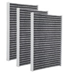 지프 랭글러 L4 2.0L V6 18-24 글래디에이터 캐빈 에어 필터 3개 (68565698AA) : 라포어스토어