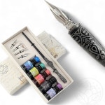 아날로그감성만년필 캘리그라피만년필세트 딥펜 잉크세트 블랙 : 필요하면연락해요