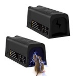 차고 다락방 거실을 전압 전기 전자 위한 트랩 마우스 쥐 강력한 2팩 실내용 재퍼 Bla : 옥토버 플레이스