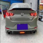 mazda 호환 3 스포일러 2020-2021 Axela R-KCS ABS 소재 자동차 리어 윙 컬러 : 카맥스스