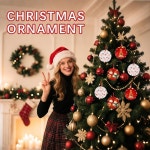 50 PCS 승화 장 블랭크 양면 MDF 크리스마스 트리 장식 할로윈 데이를 위한 대량 DIY 공예품 레드 리본 2 75인치 : 맘언니샵