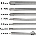 7/1pcs 16 진수 스크루 드라이버 세트 0.9mm RC 헬리콥터 용 육각 머리 렌치 도구 : 라이프Pick