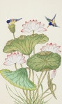 민화 화조도 paper garden : 소복다복