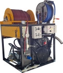 40마력 전자식 엔진 고압세척기 배관하수구세척기 : 클린탑테크