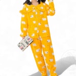 귀여운양잠옷 상쾌한양잠옷 양떼목장 세트 L 옐로우 : 필요하면연락해요