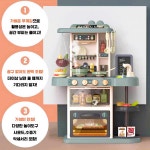 특대형주방놀이세트 6살 7살 8살 여자아이선물 홈키친 : 펭귄의 아침