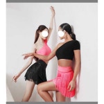 스커트 댄스복 치마 하의 태슬 댄스스포츠 1. 블랙 메탈 V S : 올원비즈