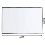 사랑하우스 휴대용 빔프로젝터 스크린 221x125cm 16 9비율 빔프로젝터스크린 : 사랑이네 추천