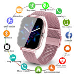 LIGE 풀 터치 스포츠 스마트 시계 남성 여성 심박수 피트니스 트래커 블루투스 통화 Smartwatch 손목 시계 GTS 2 P8 플러스 : 루카스월드