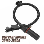 핀플로 1 PC 자동차 엔진 크랭크샤프트 위치 센서, 점화 문제 해결 안정적인 유연 구조 교체 OEM 번호 39180-2B000 391802B000 부품, 모던... 