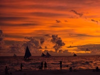 보라카이 레드웨이브 선셋 어쿠스틱 보트 : 살라맛보라카이