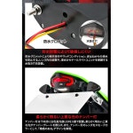 제타 레이싱 KLX230 20-24 KLX230S 22-24 KLX230SM 23-24 LED 라인 테일 홀더 키트 부착 시 경량 방수 컴팩트 디자인 G4723 Clear... 