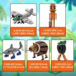 YTWFA 5 in 1 브레인로트 720 이탈리아 빌딩 블록 트랄레로 트라랄라 퉁 사후르 바이럴 밈 키트 연령 6세 이상 STEM 건설 세트 책상 장식 선물... 