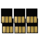 [부자되세요] 알버트 금화 골드바 3입x6 초콜릿 세트 재미있는 이벤트 선물 : 당골