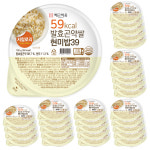 빼고비움 최저 칼로리 100g당 39kcal 발효곤약쌀현미밥39 150g, 30개 : 곤약