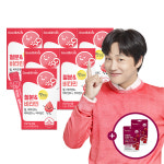 굿앤키즈 맛있는 키즈 철분 비타민 딸기맛 30포 6박스+비타민C 구미 2봉 성장기 철분제 : 내츄럴플러스