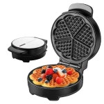 3in 1 컴팩트 미니 간식 메이커 도넛 케이크 팝 와플 파티 & 세척 : 에스디연구소