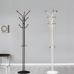 왕자행거 CEO 스탠드옷걸이 3폴 블랙 철재 99% 사무실 매장 코트랙 고급형 스탠딩행거 : 여기지우