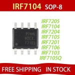 IRF7105Q 8 IRF7106 F7105 F7106 F7104 IRF7201 IRF7105 F7103 IRF7204 SOP IRF7204 10PCS F7201 IRF7104 : 머시마켓20호점