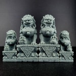 해태상 해태조각상 풍수지리동물 조형물 장식품 인테리어 석상 인형 장식 : 붓다모아