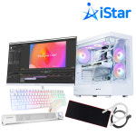 게임용 컴퓨터 세트 어항PC 화이트 롤 발로란트 배그 게이밍 조립PC S01 27풀세트 : 아이스타피씨