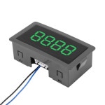 디지트 카운터, DC 8-24V 4 LED 디지털 디스플레이 0-99999 업/다운 플러스/마이너스 패널 카운터 미터(케이블 포함)(녹색) : 에픽모션골드