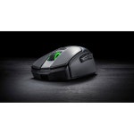 ROCCAT 케인 200 무선 PC 게이밍 마우스, AIMO RGB 백라이트 조명, 올빼미 광학 센서, 인체공학적 마우스 느낌, 5개의 측면 버튼... 