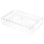 편지지, 프로젝트 플라스틱 쌓을 수 A4 뚜껑이 - 케이스, 사진 정리함, 손잡이가 공예품 문서 있는 및 상자 또는 휴대용 파일 보관함 지우기 잡지... 