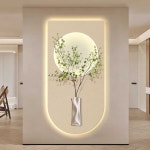 벽걸이 식물 액자 벽장식 화분 인테리어 조화 거실 현관 카페 : 구대미르