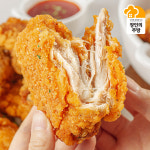 [편의점 조각 치킨] 넓적다리 오리지날1.25kg+매콤 넓적다리1.25kg : 장인의주방
