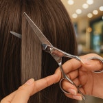 퓨어미즈키 프리미엄 미용 일자가위 숱가위 2개 세트 : 정품 해외 수입브랜드 티움